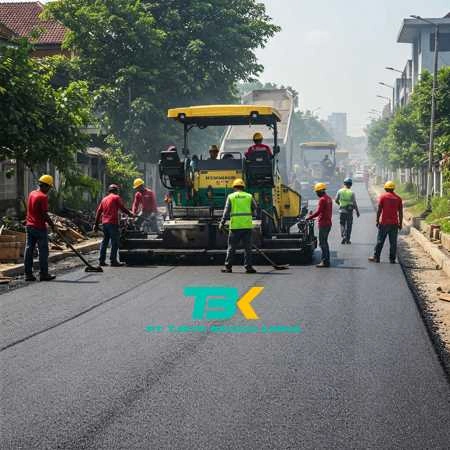 jasa aspal jalan hotmix murah di bogor