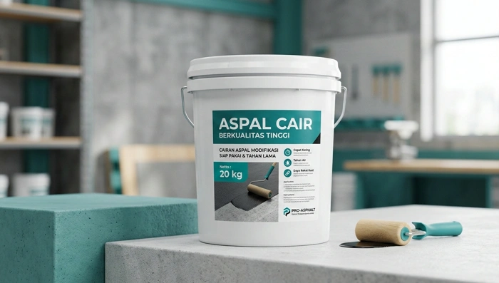 aspal cair kemasan ember