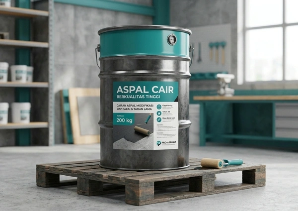 aspal cair kemasan drum
