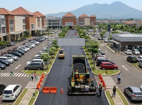 jasa pengaspalan Semudang